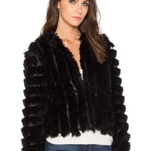 Fuzzy jacket from Revolve.
